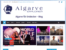 Tablet Screenshot of algarve-entdecker.com